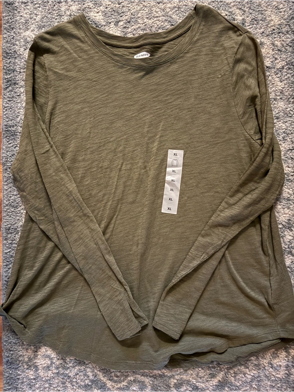 Old Navy Women's Long Sleeve Tee - Olive